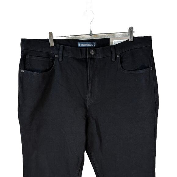 NWT Everlane Men's Uniform The Relaxed 4 Way Stretch Organic Jeans Black 40x30 - Picture 5 of 13